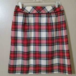 Pendleton Size 8 Petite Plaid Skirt